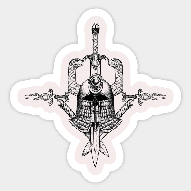 Doom Sticker by Affiliate_abigor_artwork